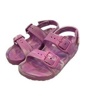 Cat and Jack girls purple swirl sandals